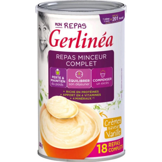 CREME REPAS PINCEUR VANILLE GERLINEA 540G