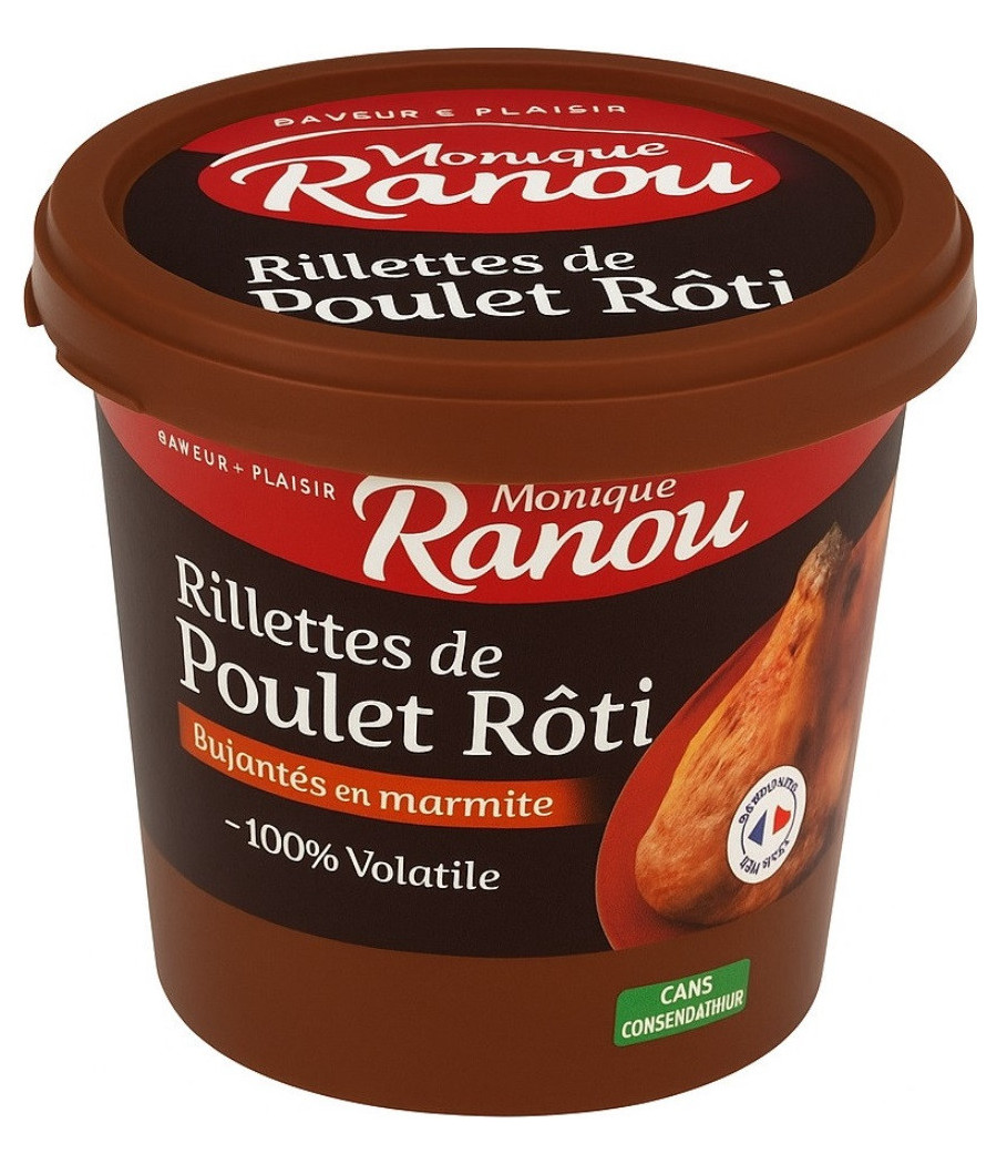 RILLETTES DE POULET ROTI MONIQUE RANOU 110G