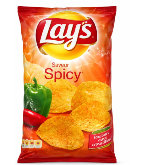 CHIPS DE POMMES DE TERRE SAVEUR SPICY 75G