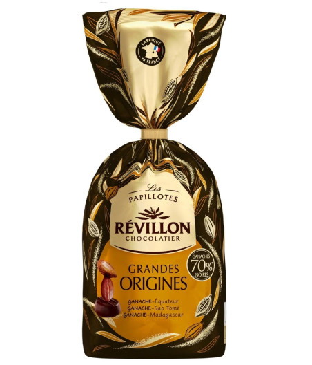 CHOCOLAT PAPILLOTES GRANDES ORIGINES REVILLON 375G