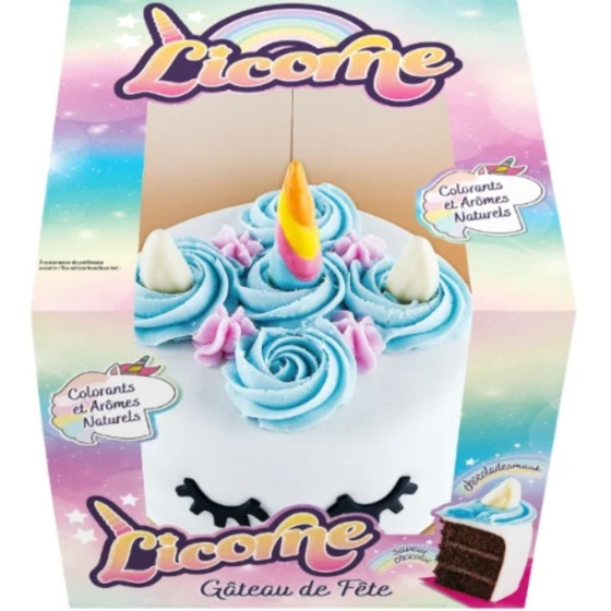 GATEAU 3D LICORNE SAVEUR CHOCOLAT LIGHTBODY 810G