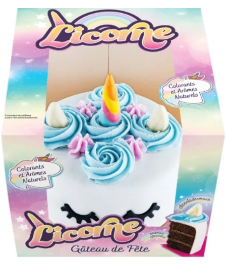GATEAU 3D LICORNE SAVEUR CHOCOLAT LIGHTBODY 810G