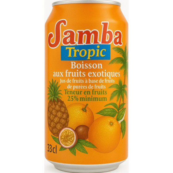 BOISSON TROPIC FRUITS EXOCTIQUES SAMBO 33CL