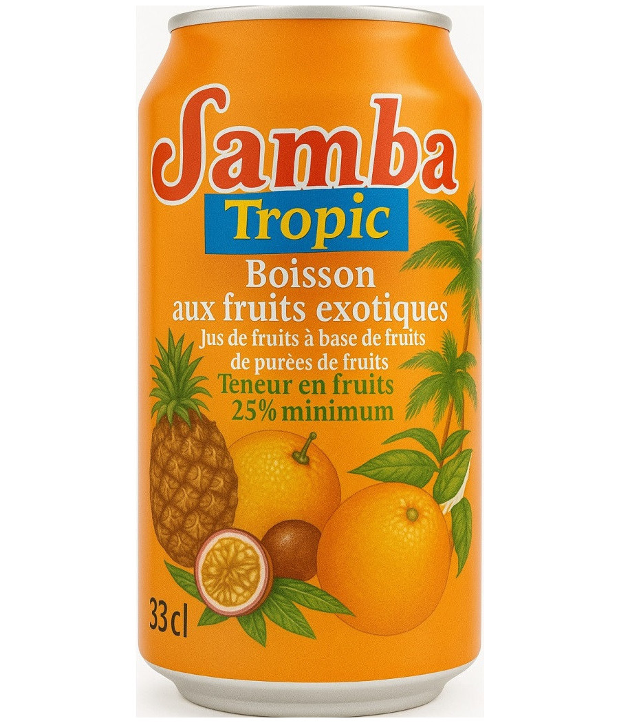 BOISSON TROPIC FRUITS EXOCTIQUES SAMBO 33CL