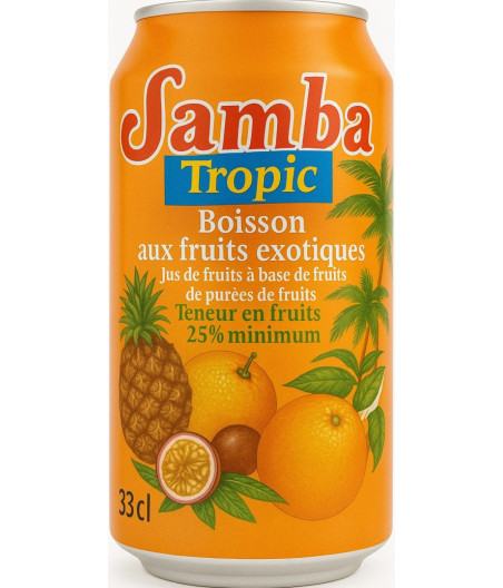 BOISSON TROPIC FRUITS EXOCTIQUES SAMBO 33CL
