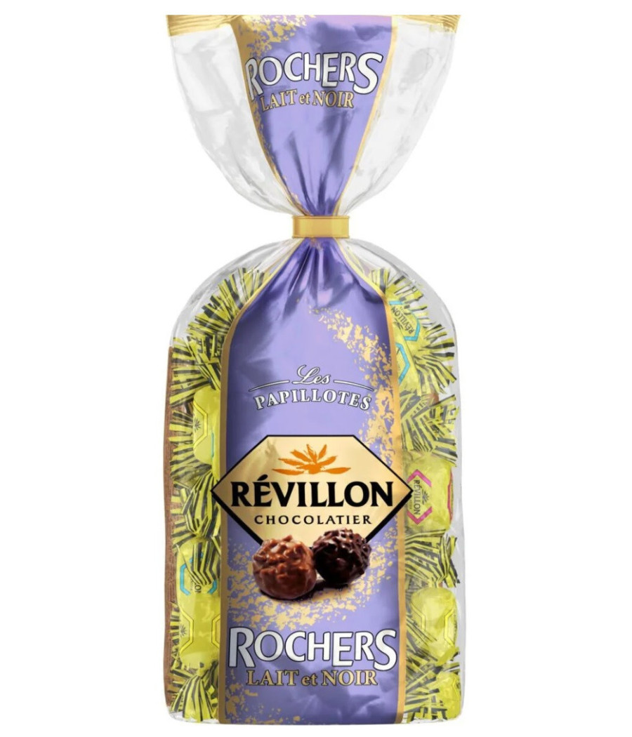 CHOCOLAT ROCHERS LAIT NOIR REVILLON 370g