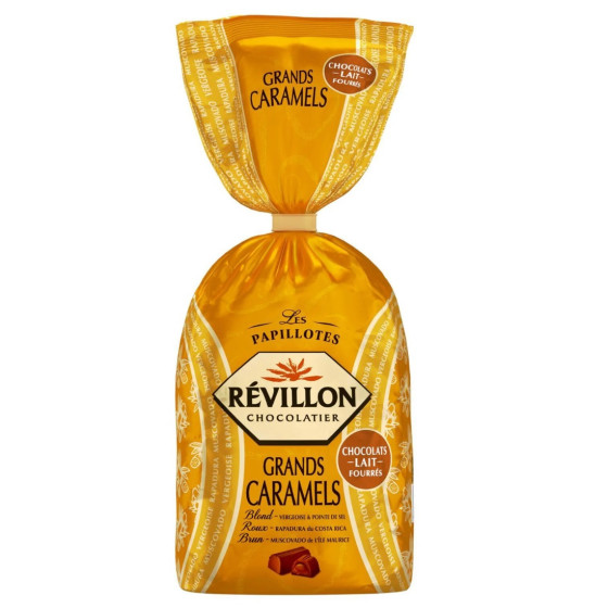 CHOCOLAT PAPILLOTES LAIT CARAMEL REVILLON 375G