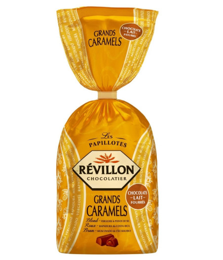 CHOCOLAT PAPILLOTES LAIT CARAMEL REVILLON 375G