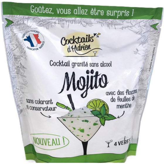MOJITO GRANITE SANS ALCOOL COCKTAILS D'HADRIEN 60CL