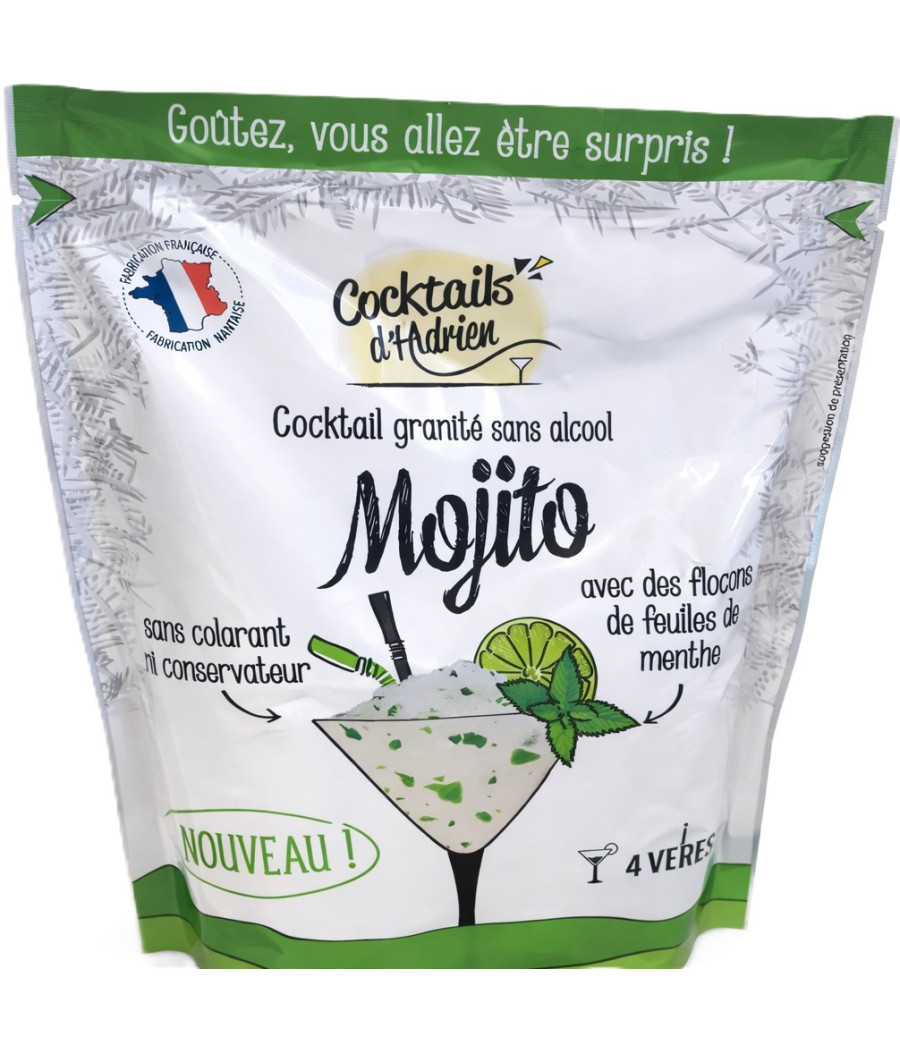 MOJITO GRANITE SANS ALCOOL COCKTAILS D'HADRIEN 60CL