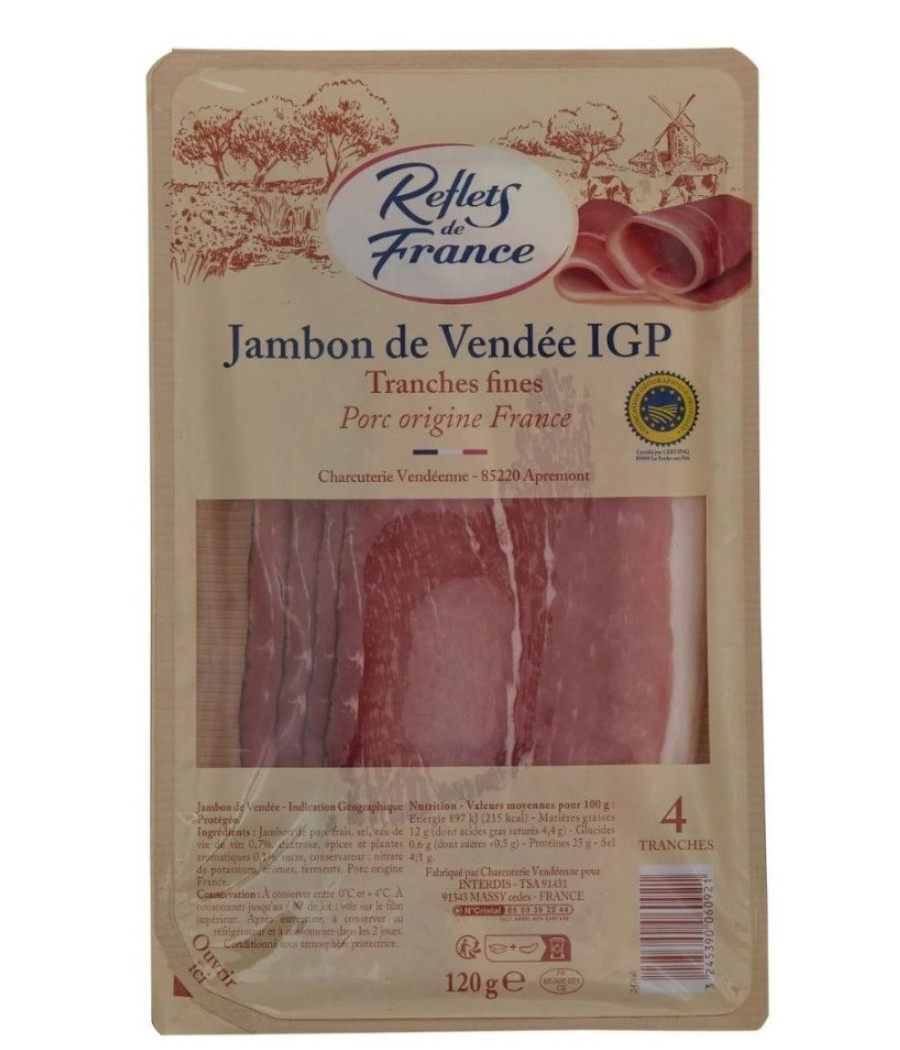 JAMBON DE VENDEE REFLET DE FRANCE 120G