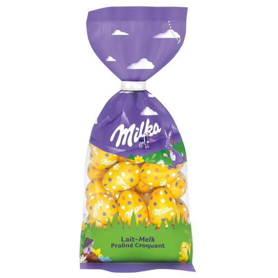 CHOCOLAT PETIT OEUF PRALINES MILKA  250G