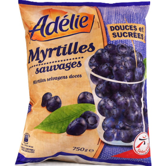 MYRTILLES SAUVAGES ADELIE 750G