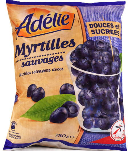 MYRTILLES SAUVAGES ADELIE 750G