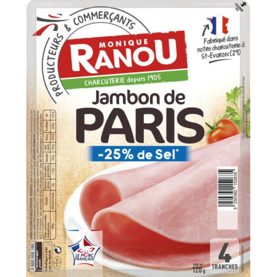 JAMBON DE PARIS MONIQUE RANOU 120G