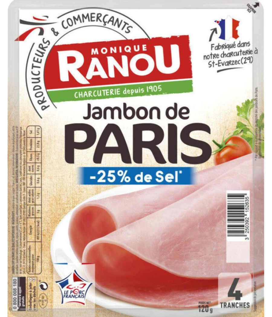 JAMBON DE PARIS MONIQUE RANOU 120G