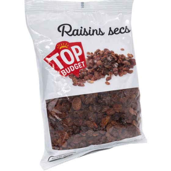 RAISINS SEC TOP BUDGET 500G