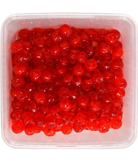 CERISES BIGARREAUX CONFITS ENTIERS ROUGES 1KG