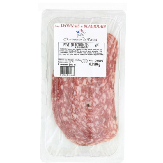 SAUCISSON PAVE DU BEAUJOLAIS ENTRE LYONNAIS & BEAUJOLAIS 90G