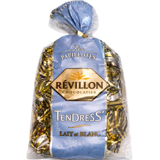 CHOCOLAT PAPILLOTES TENDRESS LAIT BLANC REVILLON 420G