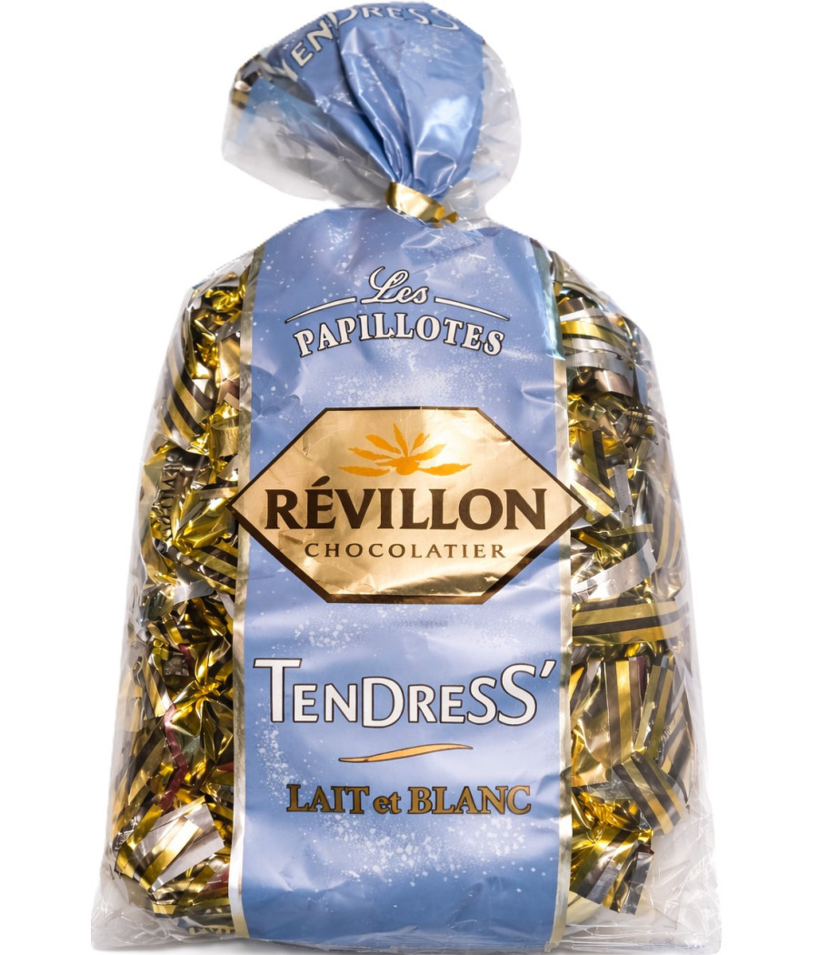 CHOCOLAT PAPILLOTES TENDRESS LAIT BLANC REVILLON 420G