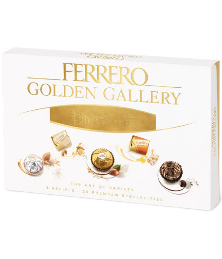 CHOCOLATS ASSORTIMENT GOLDEN GALLERY FERRERO 206.5G