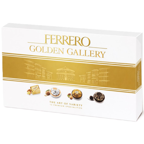 CHOCOLAT ASSORTIMENT GOLDEN GALLERY FERRERO 122G