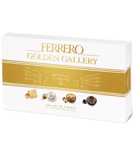 CHOCOLAT ASSORTIMENT GOLDEN GALLERY FERRERO 122G