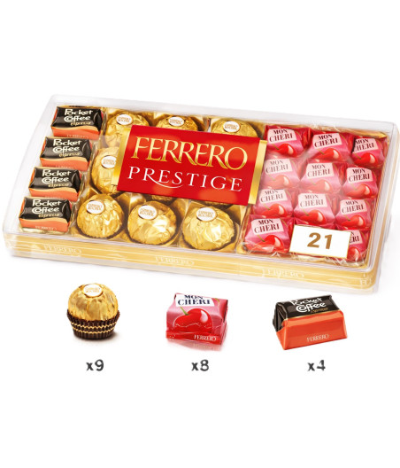 CHOCOLAT ASSORTIMENT FERRERO PRESTIGE 246G