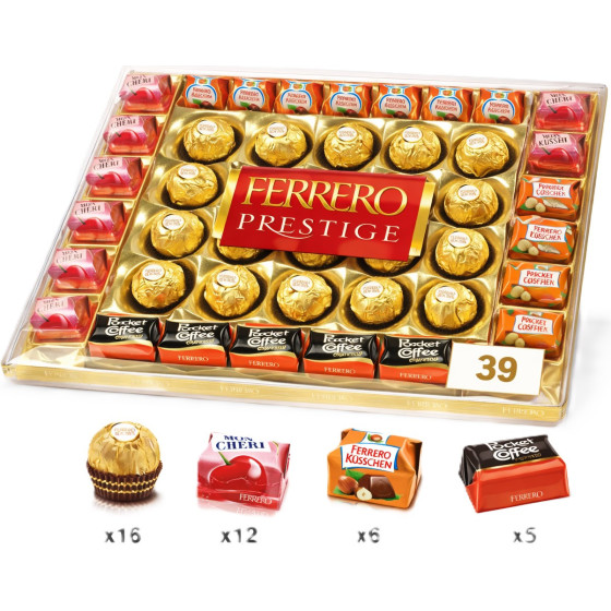CHOCOLAT ASSORTIMENT FERRERO PRESTIGE 442G