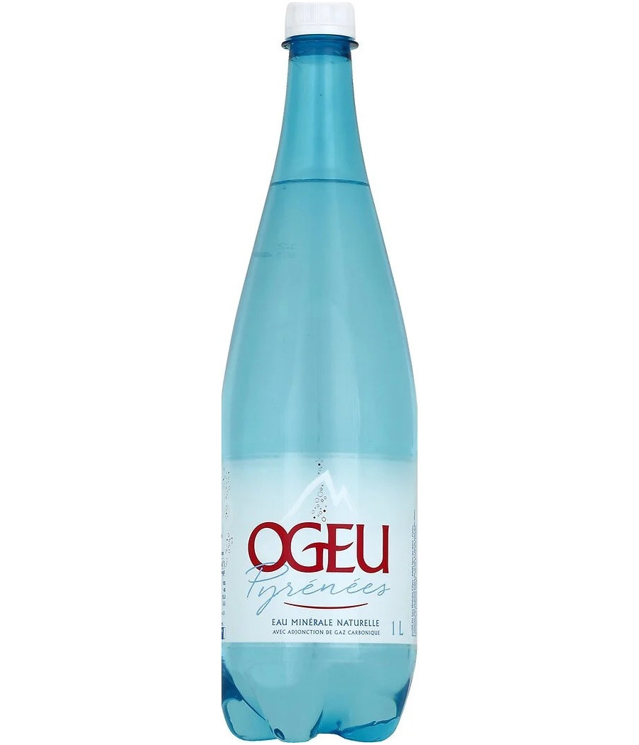 EAU MINERALE NATURELLE GAZEUSE OGEU 1L