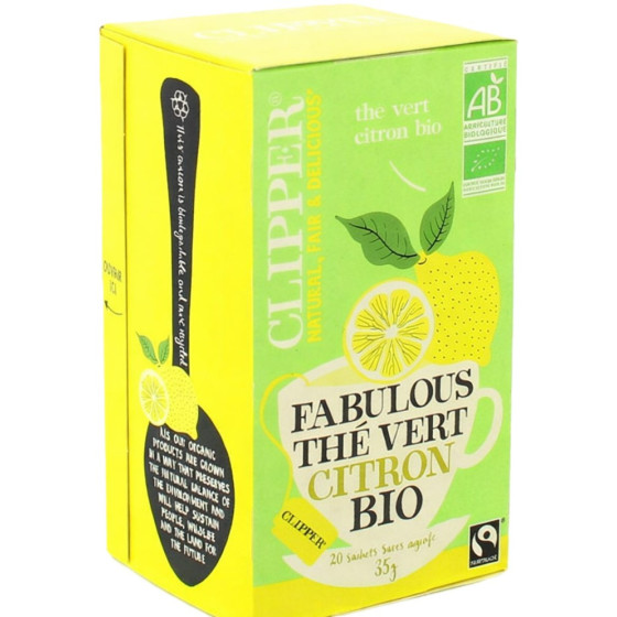 THE VERT AU CITRON BIO CLIPPER 20X35G