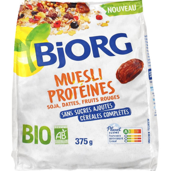 CEREALES BIO MUESLI PROTEINES BJORG 375G