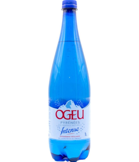 EAU MINERALE GAZEUSE INTENSE OGEU 1L