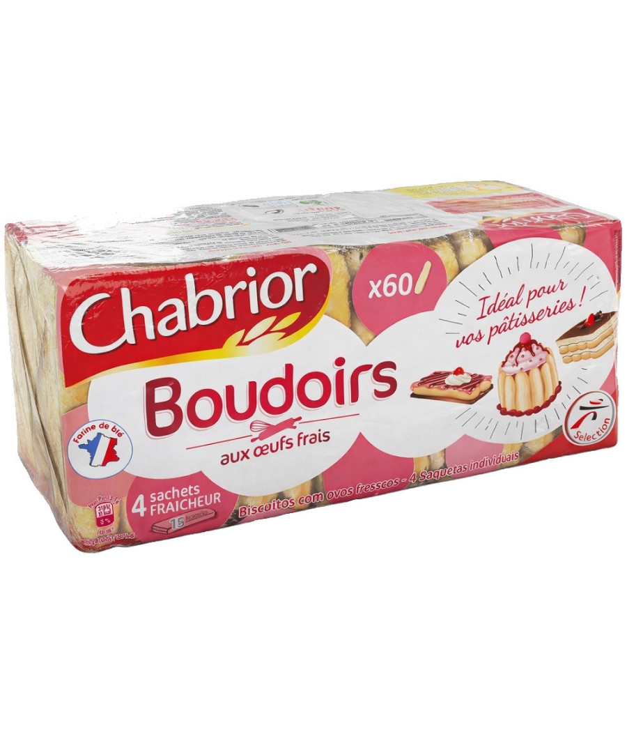 BOUDOIRS AUX OEUFS FRAIS CHABRIOR 400G