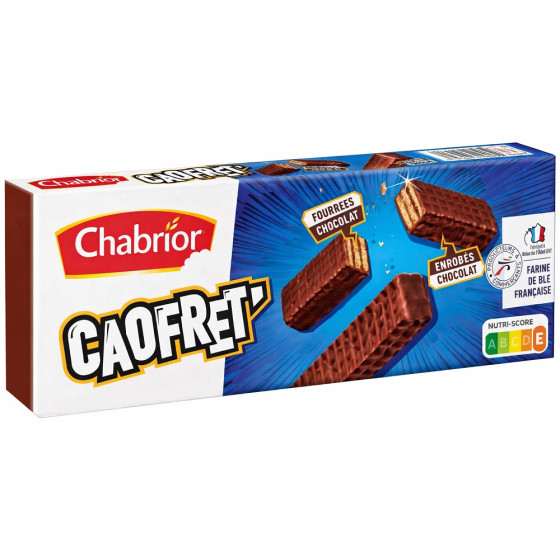 GAUFRETTES CAOFRET CHOCOLAT CHABRIOR 150G