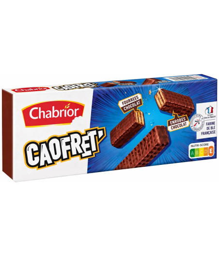 GAUFRETTES CAOFRET CHOCOLAT CHABRIOR 150G