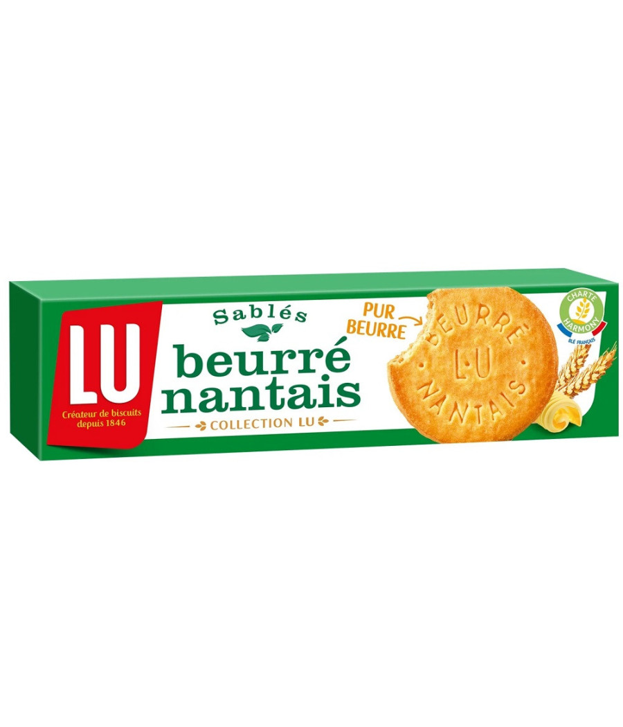BISCUITS BEURRÉ NANTAIS LU 130G