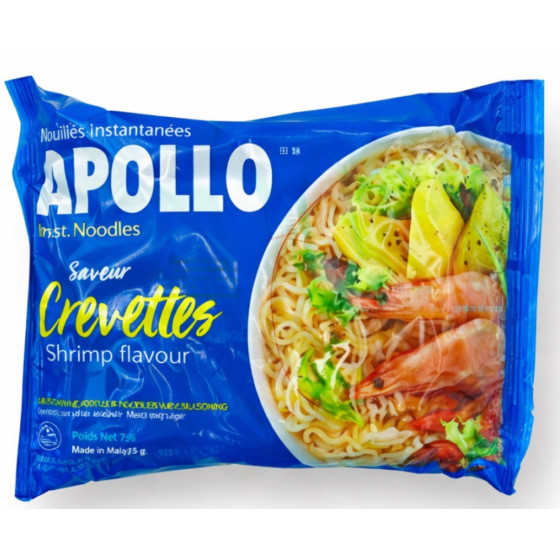 NOUILLES INSTANTANEES SAVEURS CREVETTES APOLLO 85G