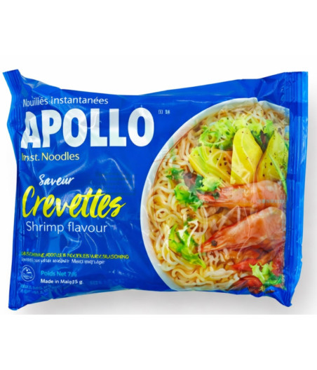 NOUILLES INSTANTANEES SAVEURS CREVETTES APOLLO 85G