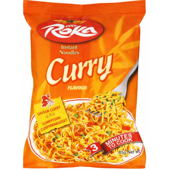 NOUILLES INSTANTANES SAVEURS CURRY ROKA 85G