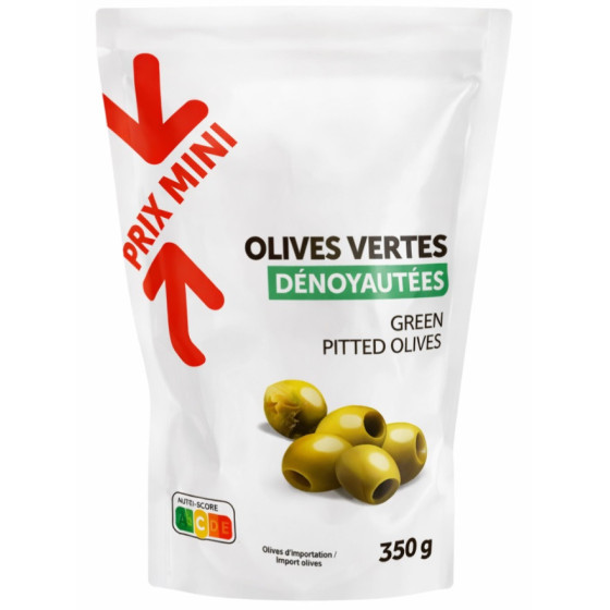 OLIVES VERTES DENOYAUTEES PRIX MINI 320G