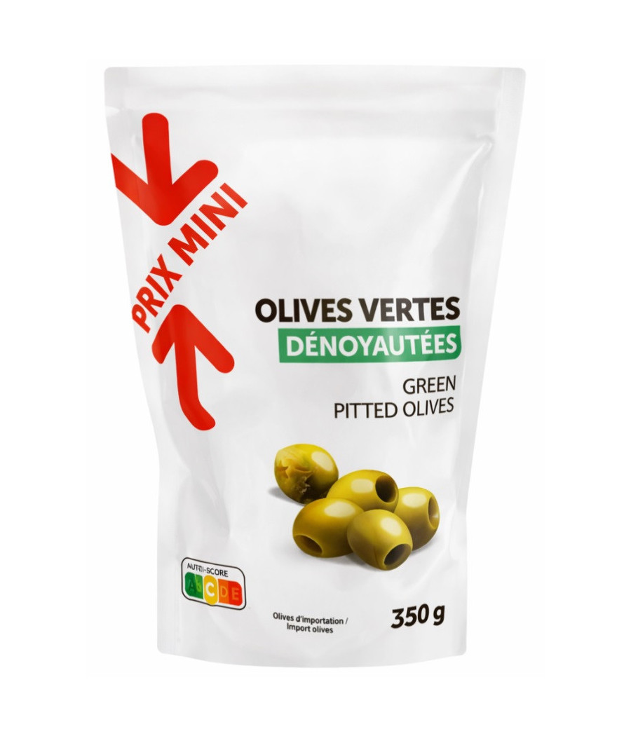 OLIVES VERTES DENOYAUTEES PRIX MINI 320G