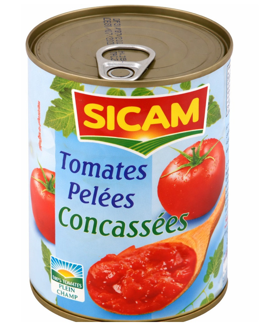 TOMATES PELEES CONCASSEES SICAM 400G