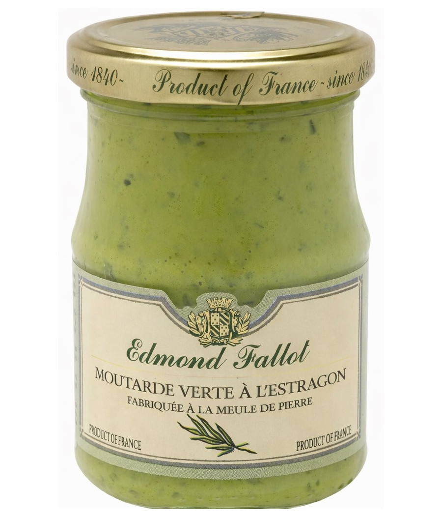 MOUTARDE VERTE A L'ESTRAGON EDMOND FALLOT 210G