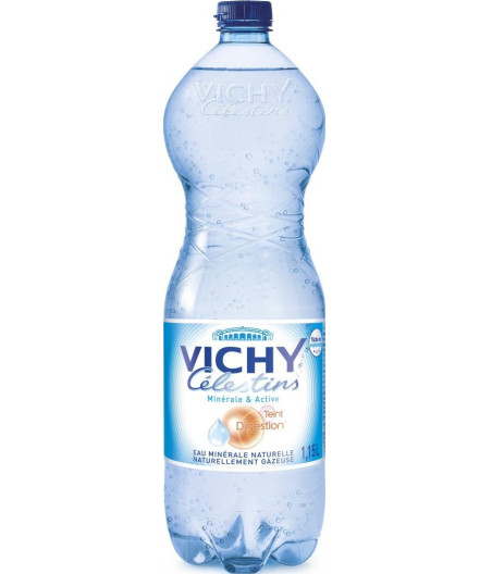 EAU MINERALE NATURELLE GAZEUSE VICHY CELESTINS 1.15L
