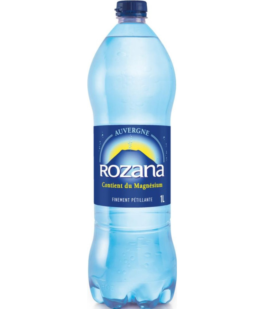 EAU MINERALE NATURELLE PETILLANTE ROZANA 1L