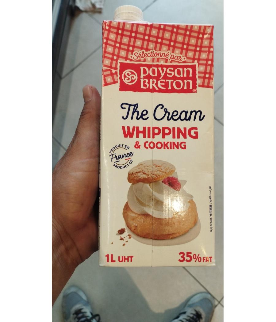 PAYSAN BRETON U. H. T. LONG LIFE WHIPPING CREAM