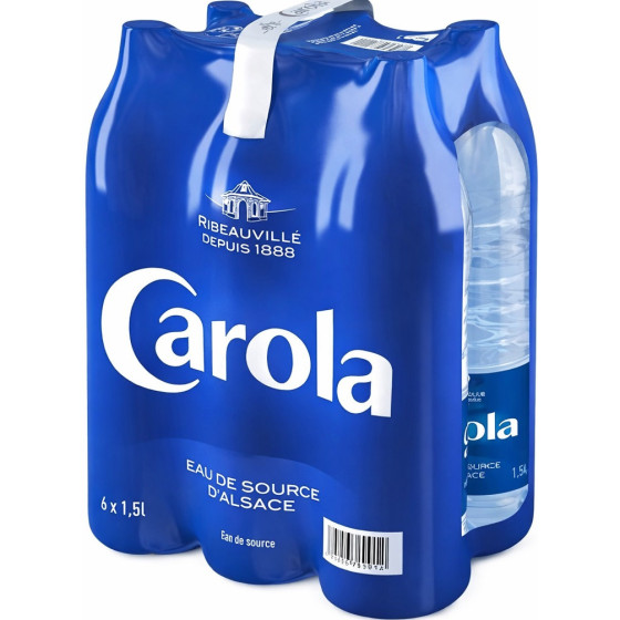 EAU DE SOURCE CAROLA BLEU 6X1,5L