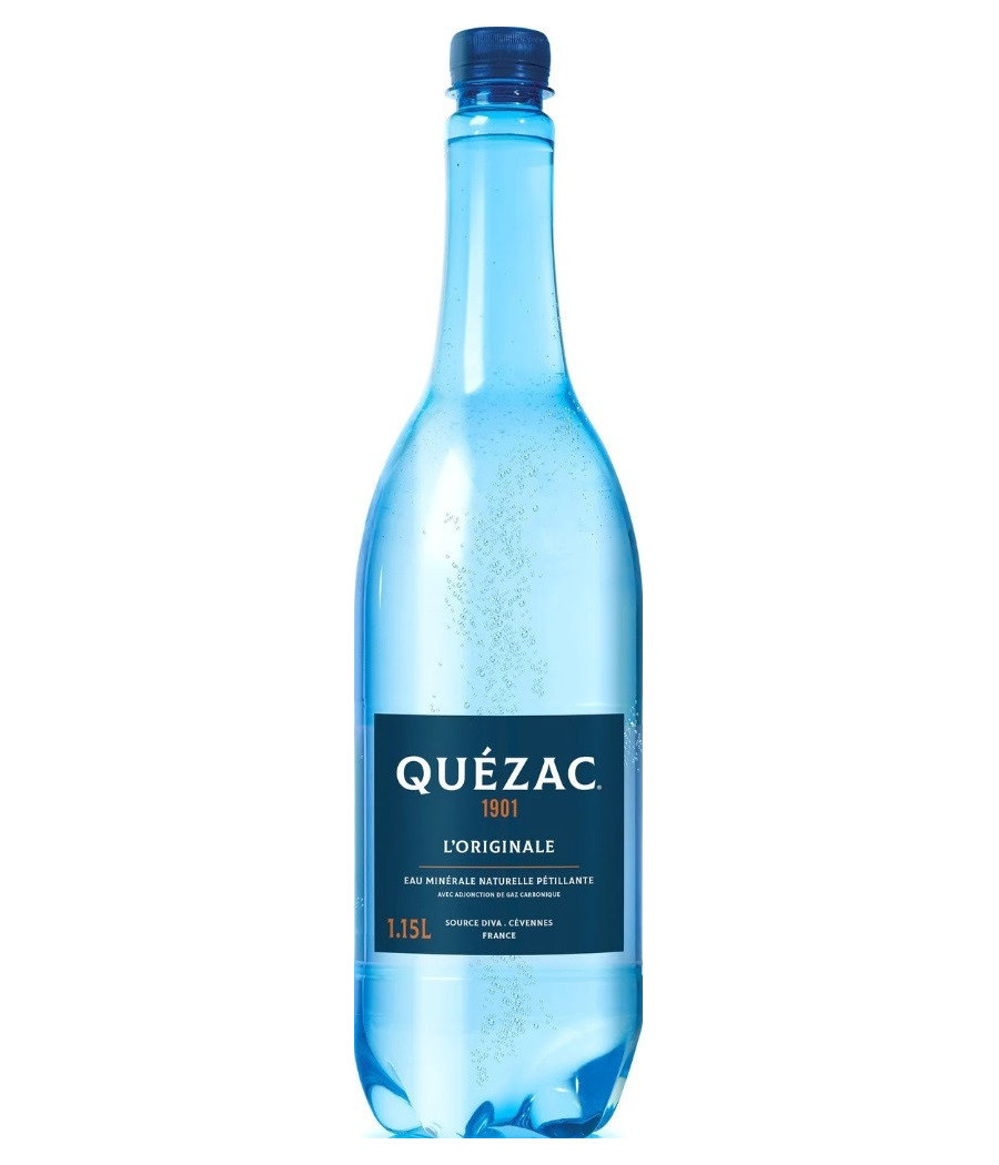 EAU MINERALE GAZEUSE QUEZAC 1,15L